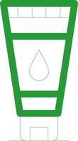 Line Green Gradient Design vector
