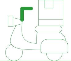 Line Green Gradient Design vector