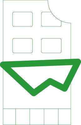 Line Green Gradient Design