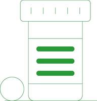 Line Green Gradient Design vector