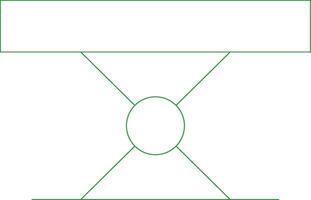 Line Green Gradient Design vector