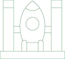 Line Green Gradient Design vector