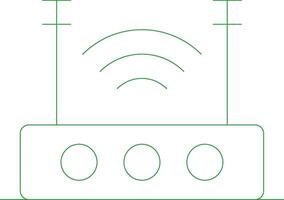 Line Green Gradient Design vector