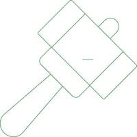 Line Green Gradient Design vector
