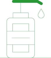 Line Green Gradient Design vector