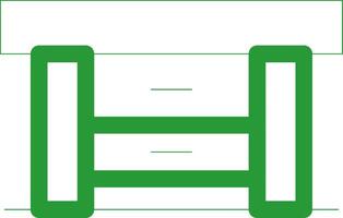 Line Green Gradient Design vector