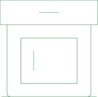 Line Green Gradient Design vector