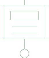 Line Green Gradient Design vector