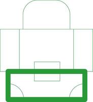 Line Green Gradient Design vector