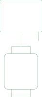 Line Green Gradient Design vector
