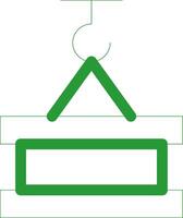 Line Green Gradient Design vector