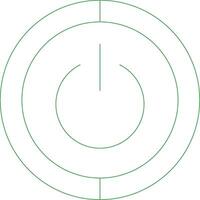 Line Green Gradient Design vector