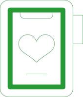 Line Green Gradient Design vector
