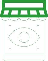 Line Green Gradient Design vector