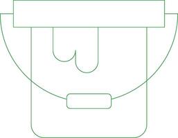 Line Green Gradient Design vector