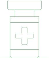 Line Green Gradient Design vector