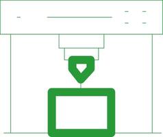 Line Green Gradient Design vector