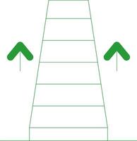 Line Green Gradient Design vector
