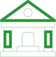Line Green Gradient Design vector