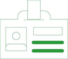 Line Green Gradient Design vector