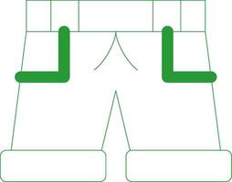 Line Green Gradient Design vector