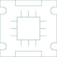 Line Green Gradient Design vector