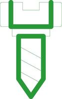Line Green Gradient Design vector
