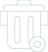 Line Green Gradient Design vector