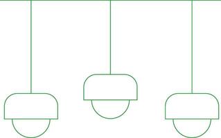 Line Green Gradient Design vector