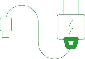 Line Green Gradient Design vector