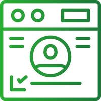 Personal Information Creative Icon Design vector