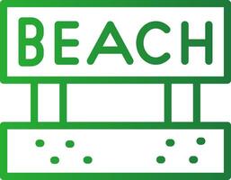 Beach Creative Icon Design vector