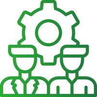 Line Green Gradient Design vector