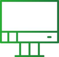 Television Creative Icon Design vector