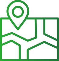 Map Creative Icon Design vector