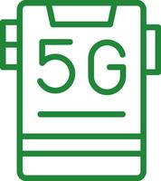 5G Creative Icon Design vector