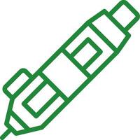 3D Pen Creative Icon Design vector