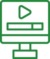 Video Play Creative Icon Design vector