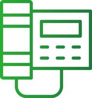 Line Green Gradient Design vector