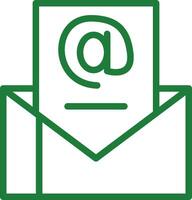 Email Marketing Creative Icon Design vector