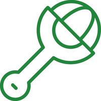 Line Green Gradient Design vector