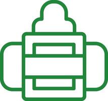Line Green Gradient Design vector
