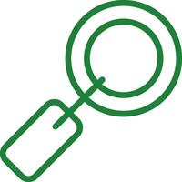 Magnifying Glass Creative Icon Design vector