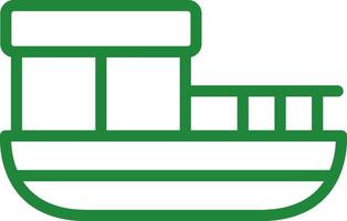 Line Green Gradient Design vector