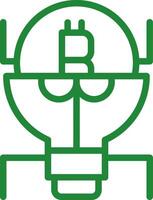 Cryptocurrency Creative Icon Design vector