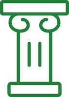 Pillar Creative Icon Design vector