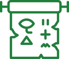 Hieroglyph Creative Icon Design vector