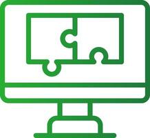 Puzzle Creative Icon Design vector
