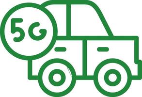 Smart Car Creative Icon Design vector