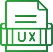 ux formato creativo icono diseño vector